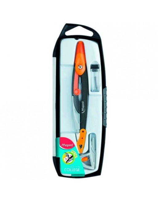 MAPED COMPÁS METAL OPEN ESTUCHE 3 PIEZAS 536953