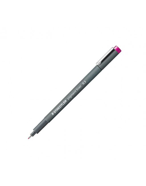 STAEDTLER 10 ROTULADOR CALIBRADO PIGMENT LINER 308 0.3MM FUCSIA - 308 03-61