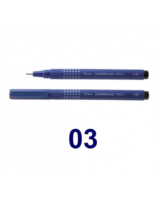 PILOT ROTULADOR CALIBRADO DRAWING PEN 03 NEGRO SWN-DR-03-B