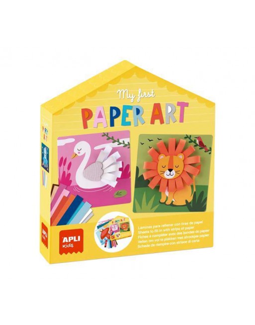 APLI KIDS KIT MANUALIDADES PAPER ANIMALES ART DIY 19362