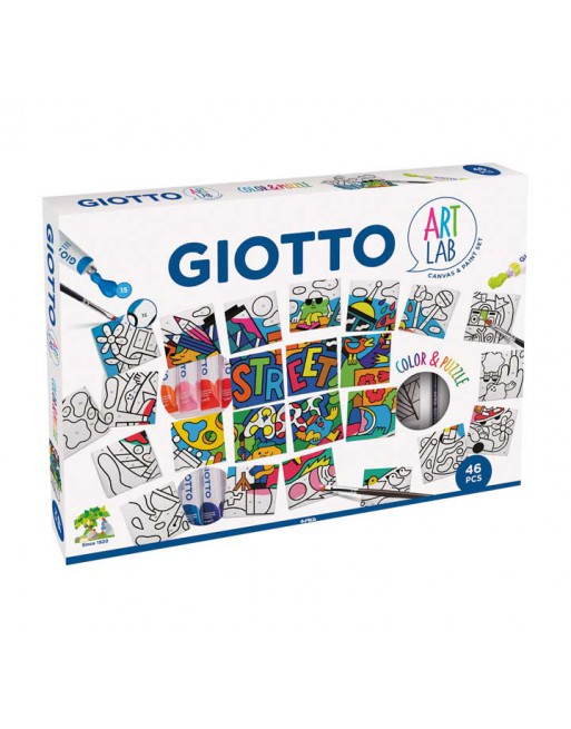 GIOTTO CAJA CREATIVA ART LAB COLOR & PUZZLE F581800