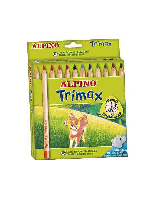 ALPINO 12U LAPICES DE COLORES TRIMAX - AL000113
