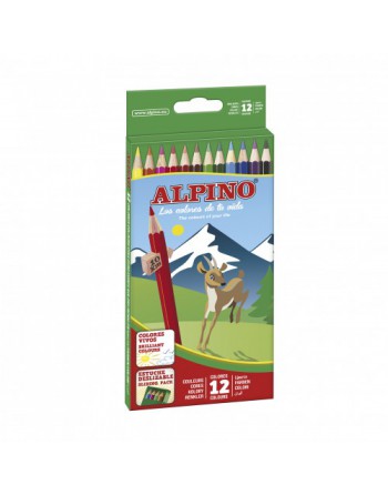 ALPINO 12 LAPICES COLORES 654 LARGOS - AL010654