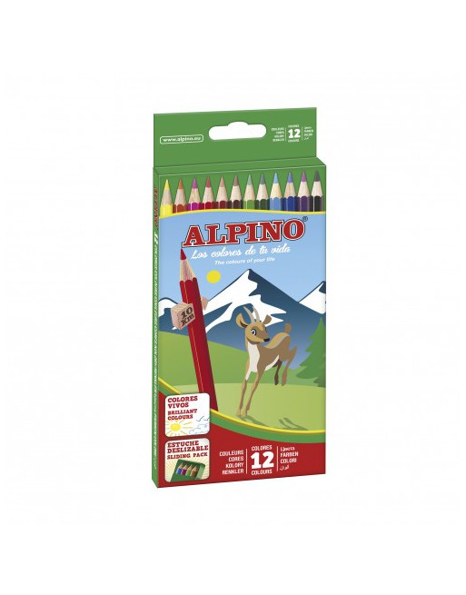 ALPINO 12 LAPICES COLORES 654 LARGOS - AL010654