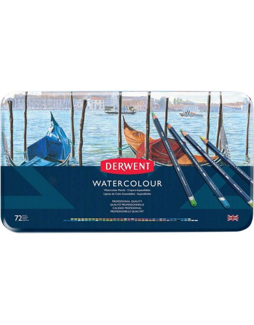 DERWENT CAJA METAL 72 LAPICES WATERCOLOUR 32889