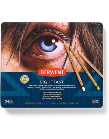 DERWENT CAJA METAL 24 LAPICES LIGHTFAST 2302720