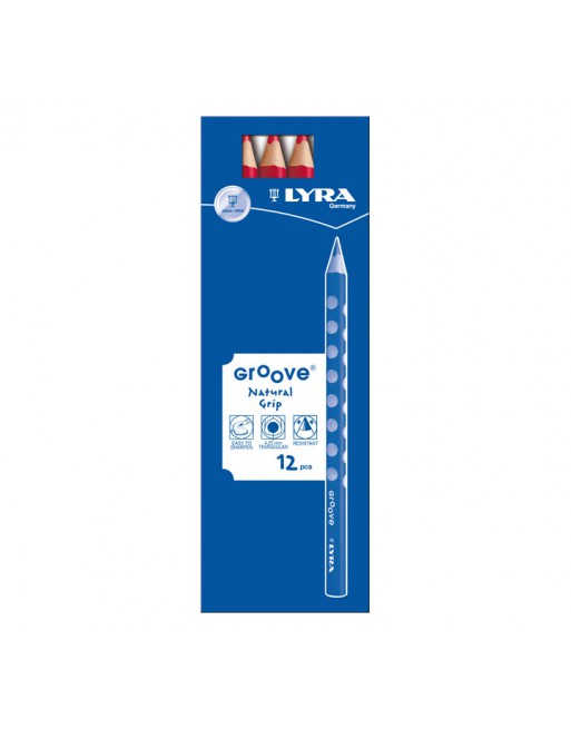 LYRA 12 LAPICES DE COLORES GROOVE MAXI MAGENTA - L3810027