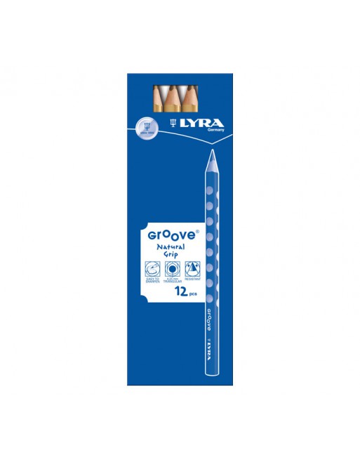 LYRA 12 LAPICES DE COLORES GROOVE MAXI ORO - L3810250