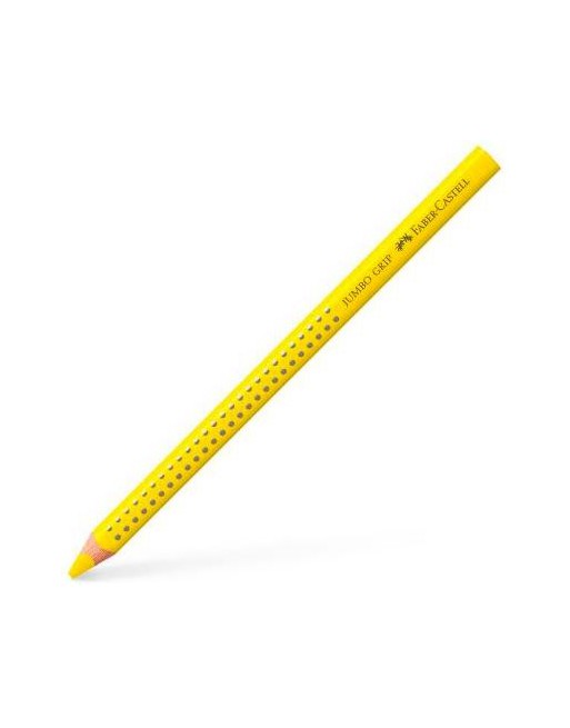 FABER CASTELL LÁPICES DE COLORES JUMBO GRIP UNICOLOR AMARILLO - 110907