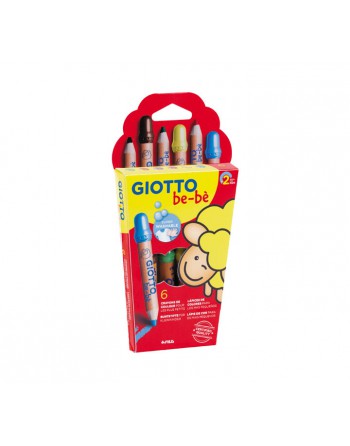 GIOTTO ESTUCHE 6U SUPER LAPICES BE-BE SURTIDO - F481000