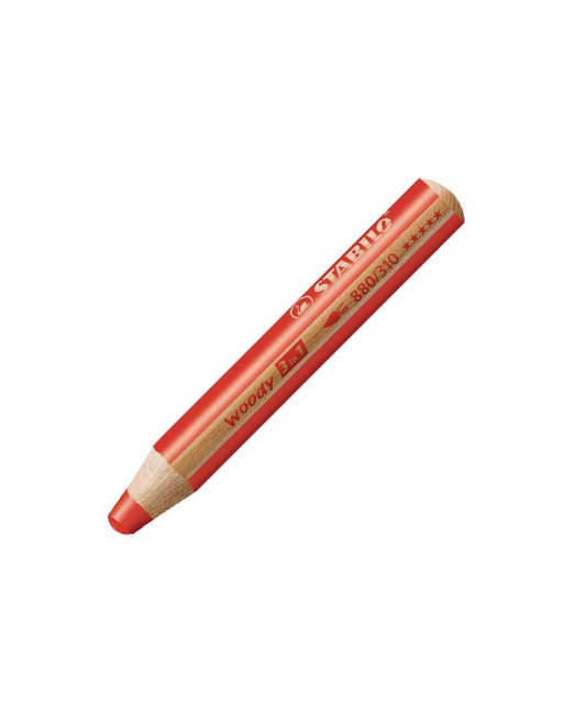 STABILO LAPIZ WOODY 3 EN 1 ROJO - 880/310