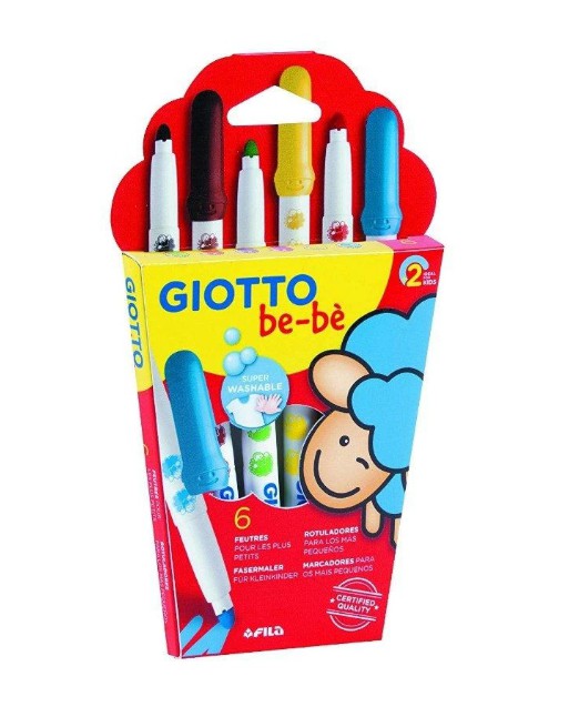 GIOTTO ESTUCHE 6 ROTULADORES BE-BE SURTIDO - F469800