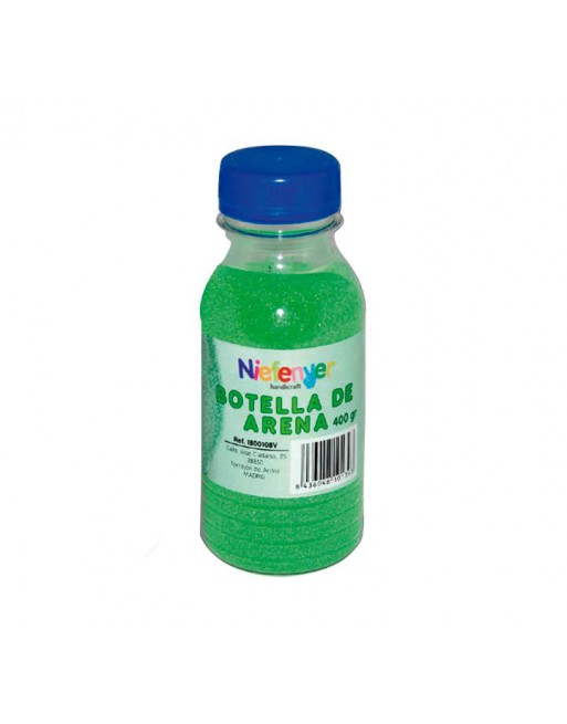 NIEFENVER BOTELLA 400GR ARENA NATURAL FINA VERDE - 1800108V