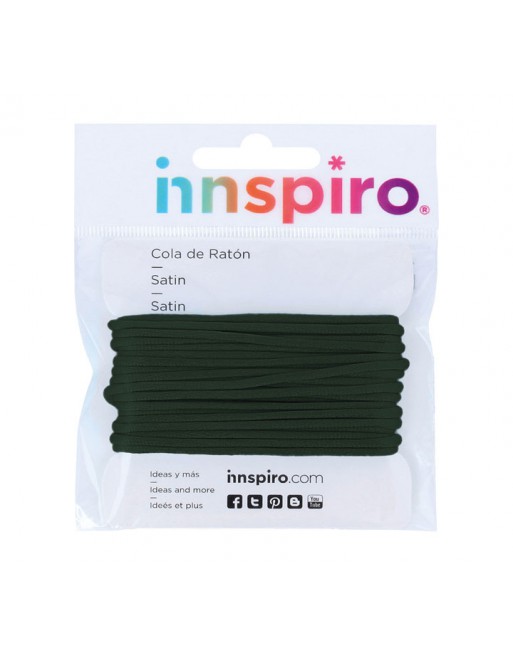 INNSPIRO BOBINA CORDON COLA RATON 5M VERDE OSCURO - 61111