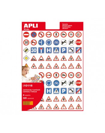 APLI KIDS BLISTER 4H GOMETS SEÑALES TRAFICO - 10116