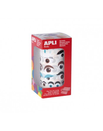 APLI KIDS ROLLO 30H GOMETS OJOS SURTIDO COL+TAM. - 17613