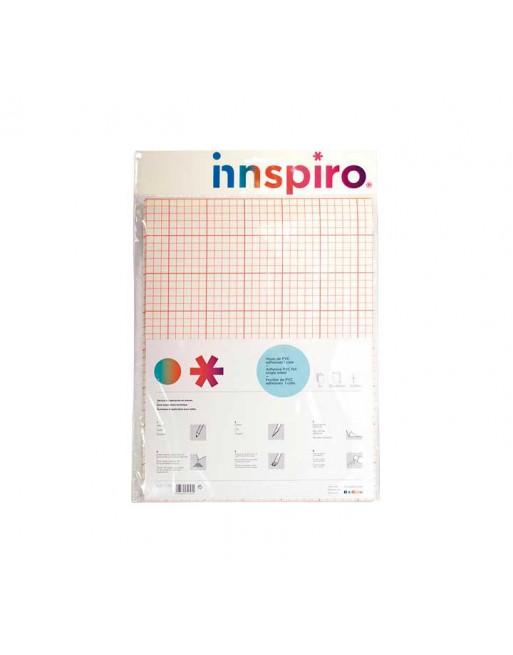 INNSPIRO PACK 5 HOJAS PVC ADHESIVA PARA EL DESARROLLO TECNICA DE ARENA 30X40CM - 1770