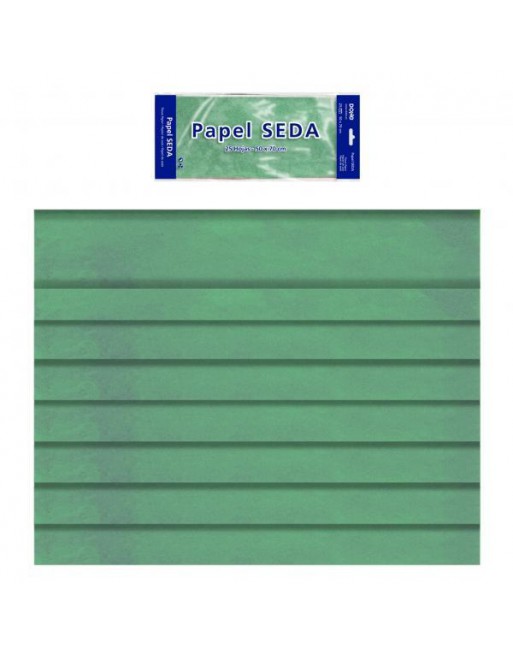 DOHE BOLSA 25 HOJAS PAPEL DE SEDA DOHE 50x70 CM VERDE - 30311