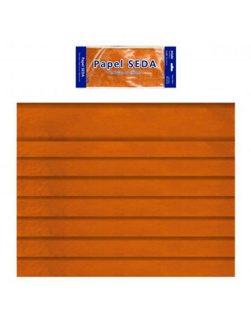 DOHE BOLSA 25 HOJAS PAPEL DE SEDA DOHE 50X70 CM NARANJA - 30315