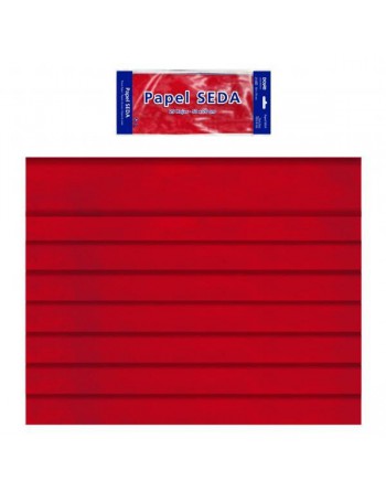 DOHE BOLSA 25 HOJAS PAPEL DE SEDA DOHE 50x70 CM ROJA - 30310
