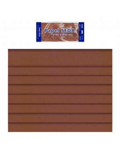 DOHE BOLSA 25 HOJAS PAPEL DE SEDA DOHE 50X70 CM MARRON - 30314