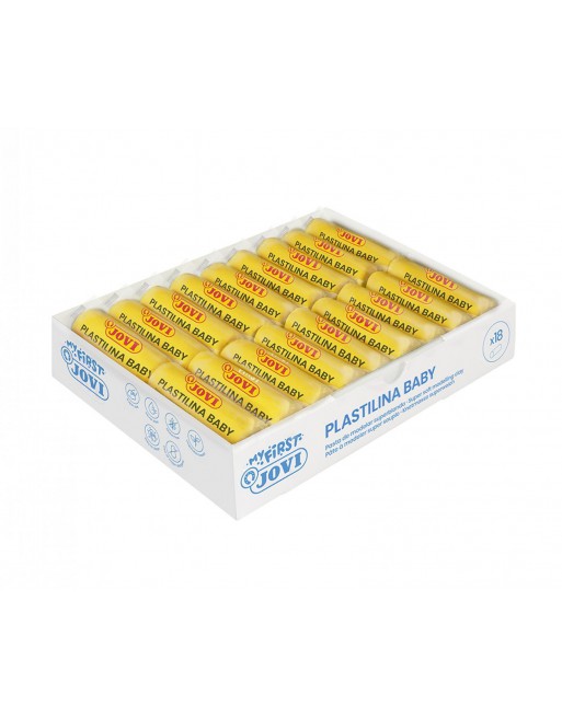 JOVI 18 PLASTILINA BABY MY FIRST BLANDA PARA BEBE AMARILLO 37002
