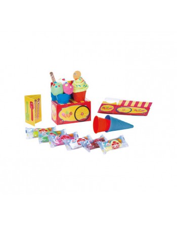 GIOTTO SET 6U PLASTILINA BE-BE HELADO+ACCESORIOS - F470000
