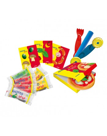 GIOTTO SET 6U PLASTILINA BE-BE PIZZA+ACCESORIOS - F468400