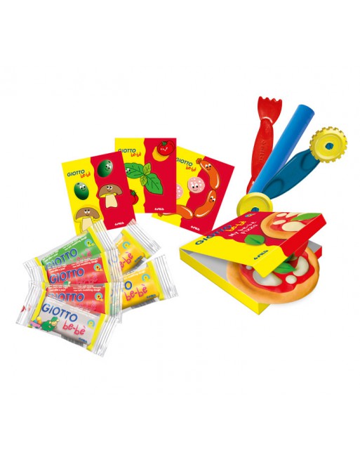GIOTTO SET 6U PLASTILINA BE-BE PIZZA+ACCESORIOS - F468400