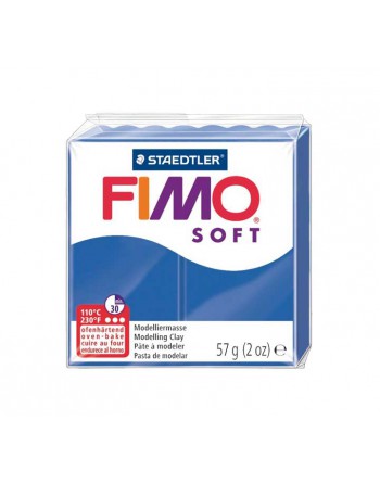 FIMO PASTA MODELAR SOFT 57GR AZUL BRILLO - 8020-33
