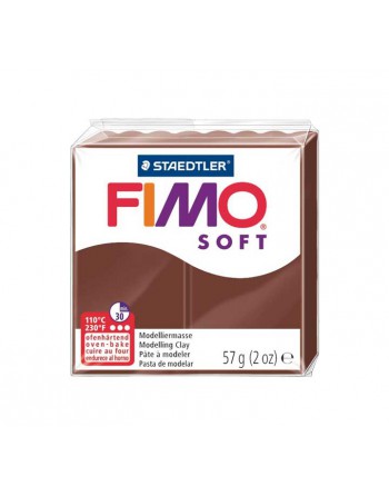 FIMO PASTA MODELAR SOFT 57GR CHOCOLATE - 8020-75