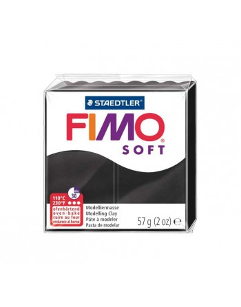 FIMO PASTA MODELAR SOFT 57GR NEGRO - 8020-9