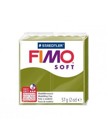 FIMO PASTA MODELAR SOFT 57GR VERDE OLIVA - 8020-57