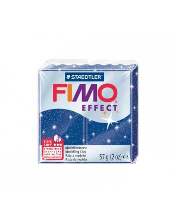 FIMO PASTA MODELAR EFFECTOS 57GR PURPURINA AZUL - 8020-302