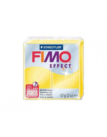 FIMO PASTA MODELAR EFFECTOS 57GR TRANSLÚCIDA AMARILLO - 8020-104