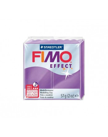 FIMO PASTA MODELAR EFFECTOS 57GR TRANSLÚCIDA PURPURA - 8020-604