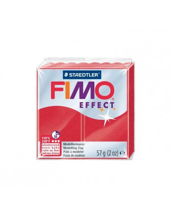 FIMO PASTA MODELAR EFFECTOS 57GR METALIZADO RUBI - 8020-28