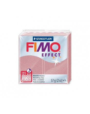 FIMO PASTA MODELAR EFFECTOS 57GR PERLA ROSA - 8020-207