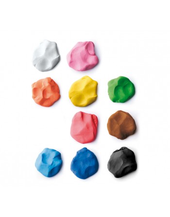 GIOTTO 10U PLASTILINA PATPLUME SURTIDO 20GR - F512900