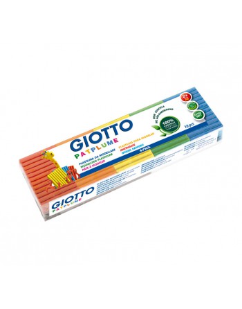 GIOTTO 10U PLASTILINA PATPLUME SURTIDO 50GR - F513300