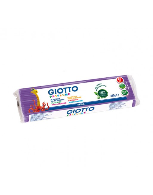 GIOTTO 12U PLASTILINA PATPLUME 350GR VIOLETA - F510114