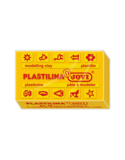 JOVI PASTILLA PLASTILINA 50G AMARILLO - 7002