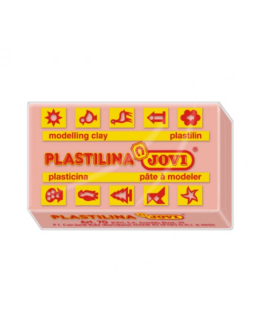 JOVI PASTILLA PLASTILINA 50G CARNE - 7008