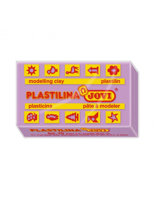 JOVI PASTILLA PLASTILINA 50G LILA - 7014