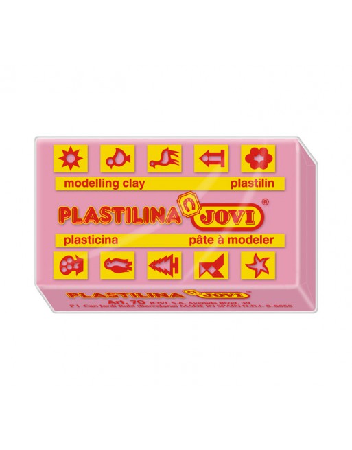 JOVI PASTILLA PLASTILINA 50G ROSA - 7007