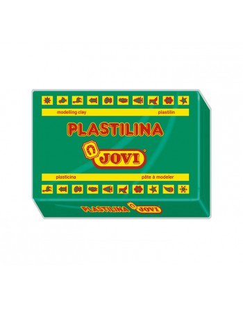 JOVI PASTILLA PLASTILINA 350G VERDE OSCURO - 7211