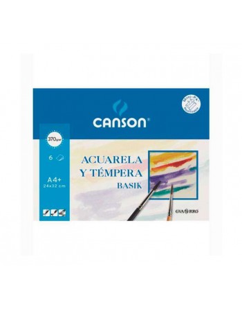 CANSON MINIPACK 6H ACUARERABLE 370G 21X29.7 - 200006416