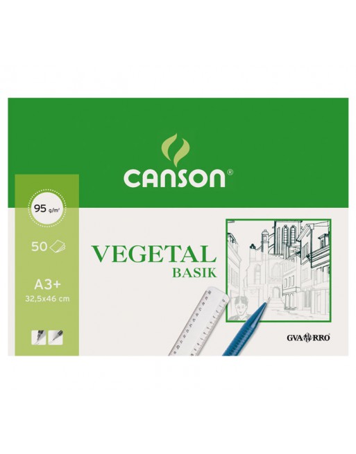 CANSON BLOC 50H PAPEL VEGETAL A3+ 90G - C200400713