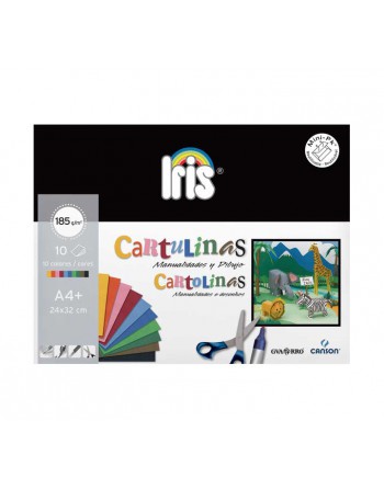CANSON MINIPACK 10H CARTULINAS IRIS SURTIDO A4+ C200406282