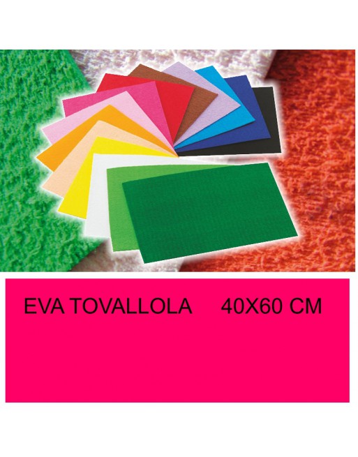 FAIBO BOLSA 3 HOJAS GOMA EVA TOALLA 40X60CM FUCSIA - 1661-12